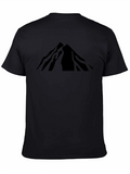 Mountain Silhouette Black T-Shirt