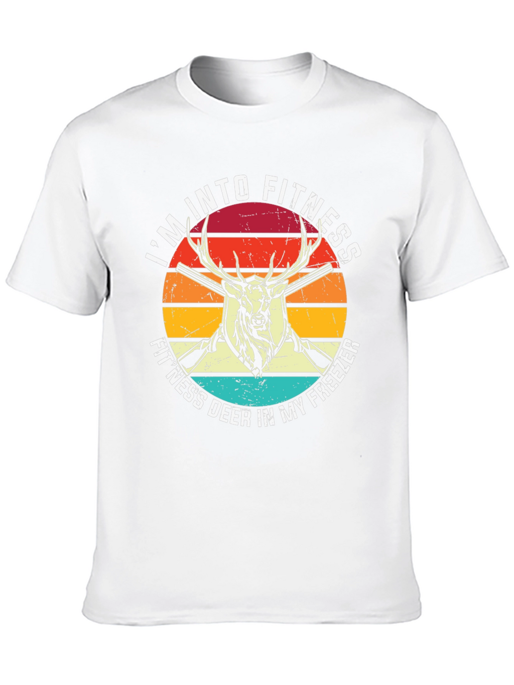 Fitness Deer T-Shirt Hunting Graphic Tee