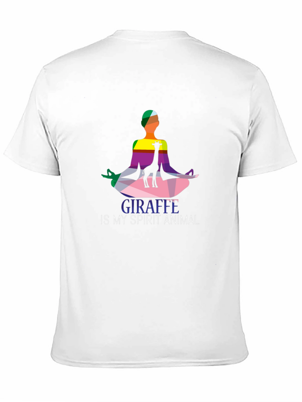 Giraffe Spirit Animal Graphic Tee - Yoga Meditation Shirt