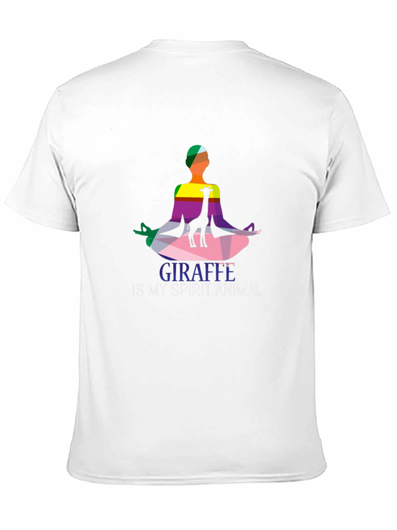 Giraffe Spirit Animal Graphic Tee - Yoga Meditation Shirt