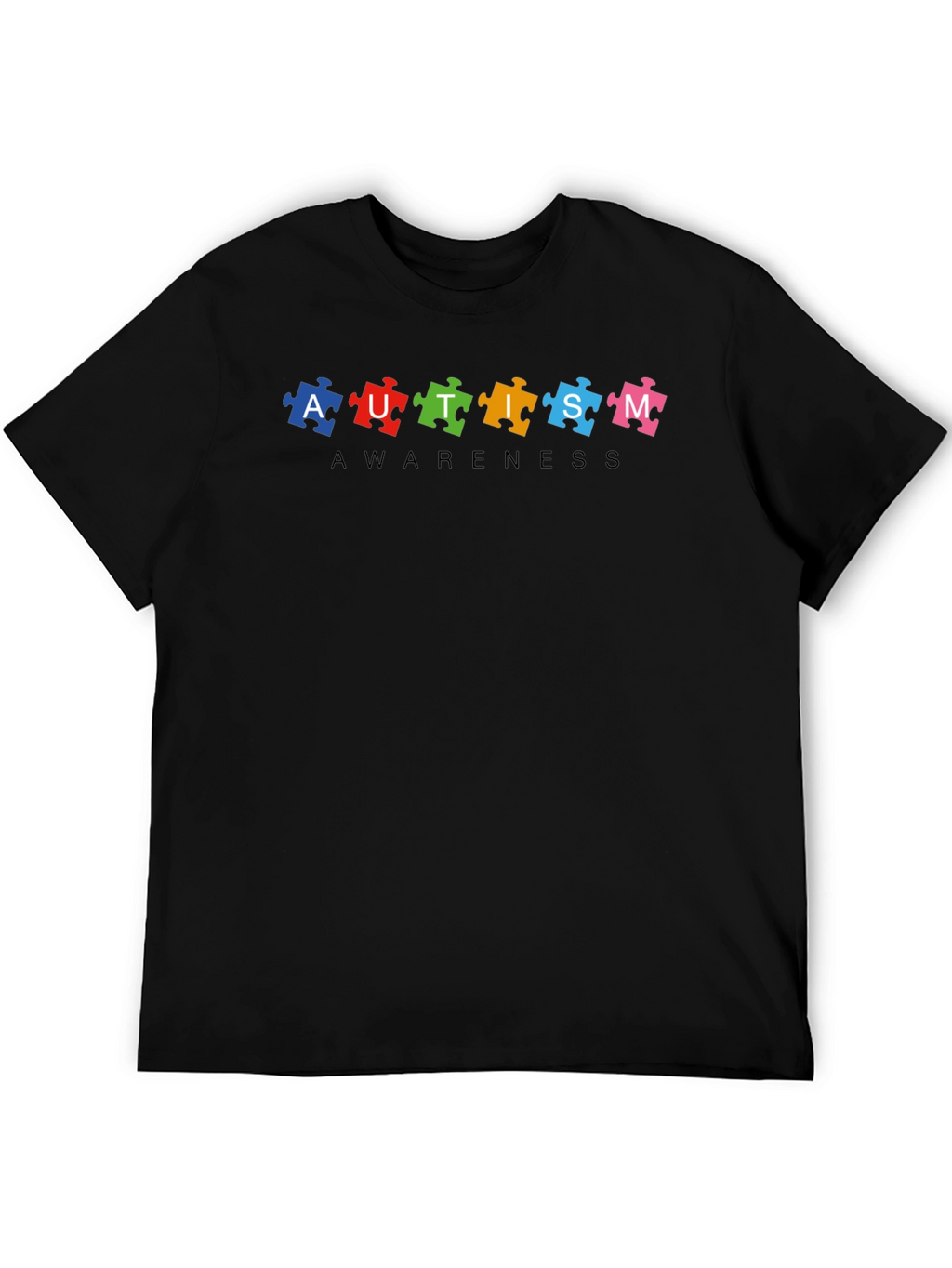Autism Awareness T-Shirt - Puzzle Piece Design
