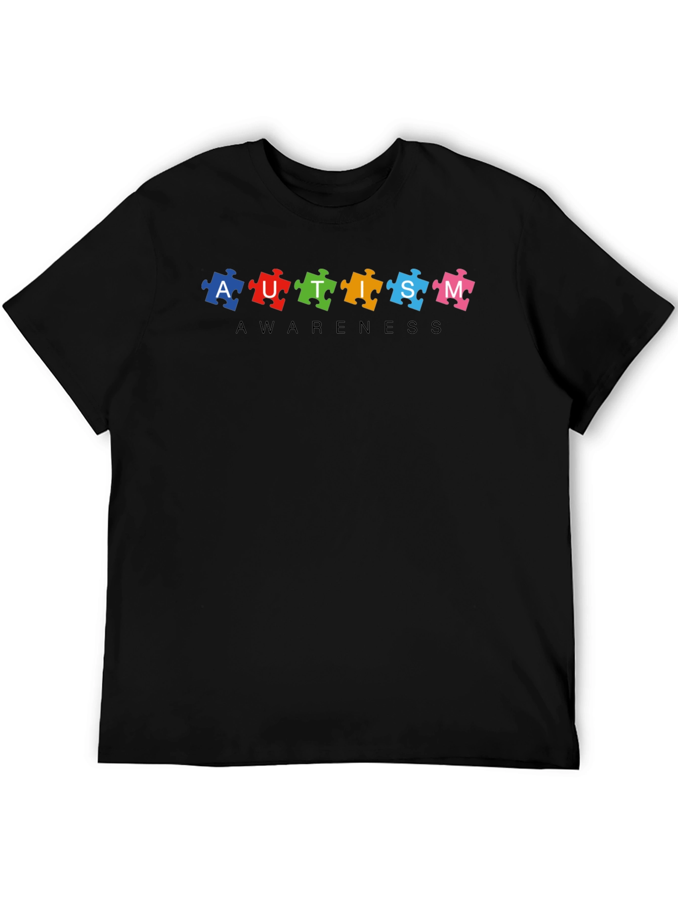 Autism Awareness T-Shirt - Puzzle Piece Design