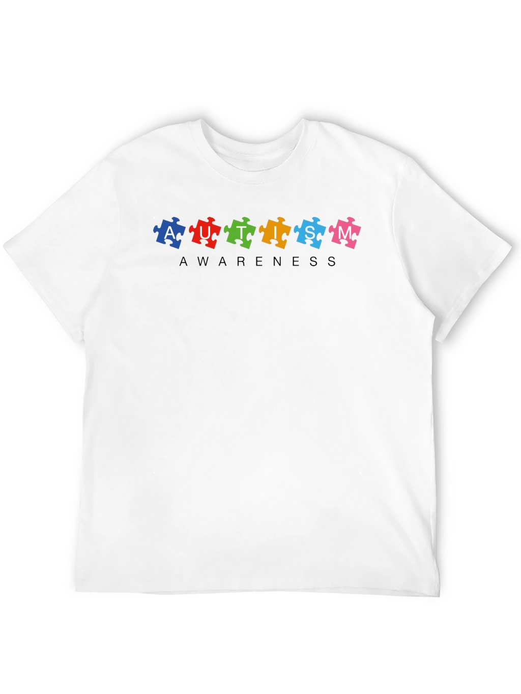 Autism Awareness T-Shirt - Puzzle Piece Design