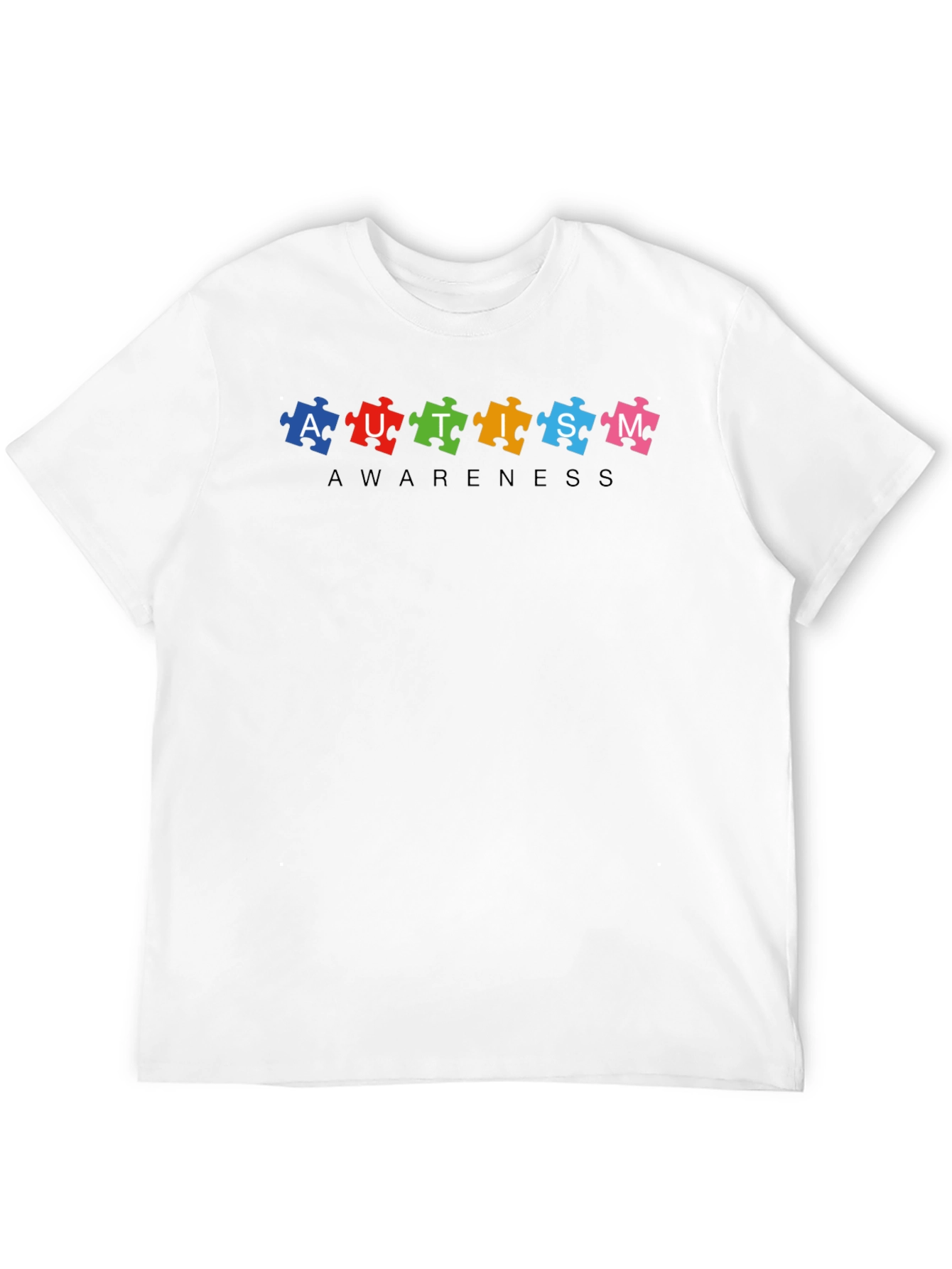 Autism Awareness T-Shirt - Puzzle Piece Design
