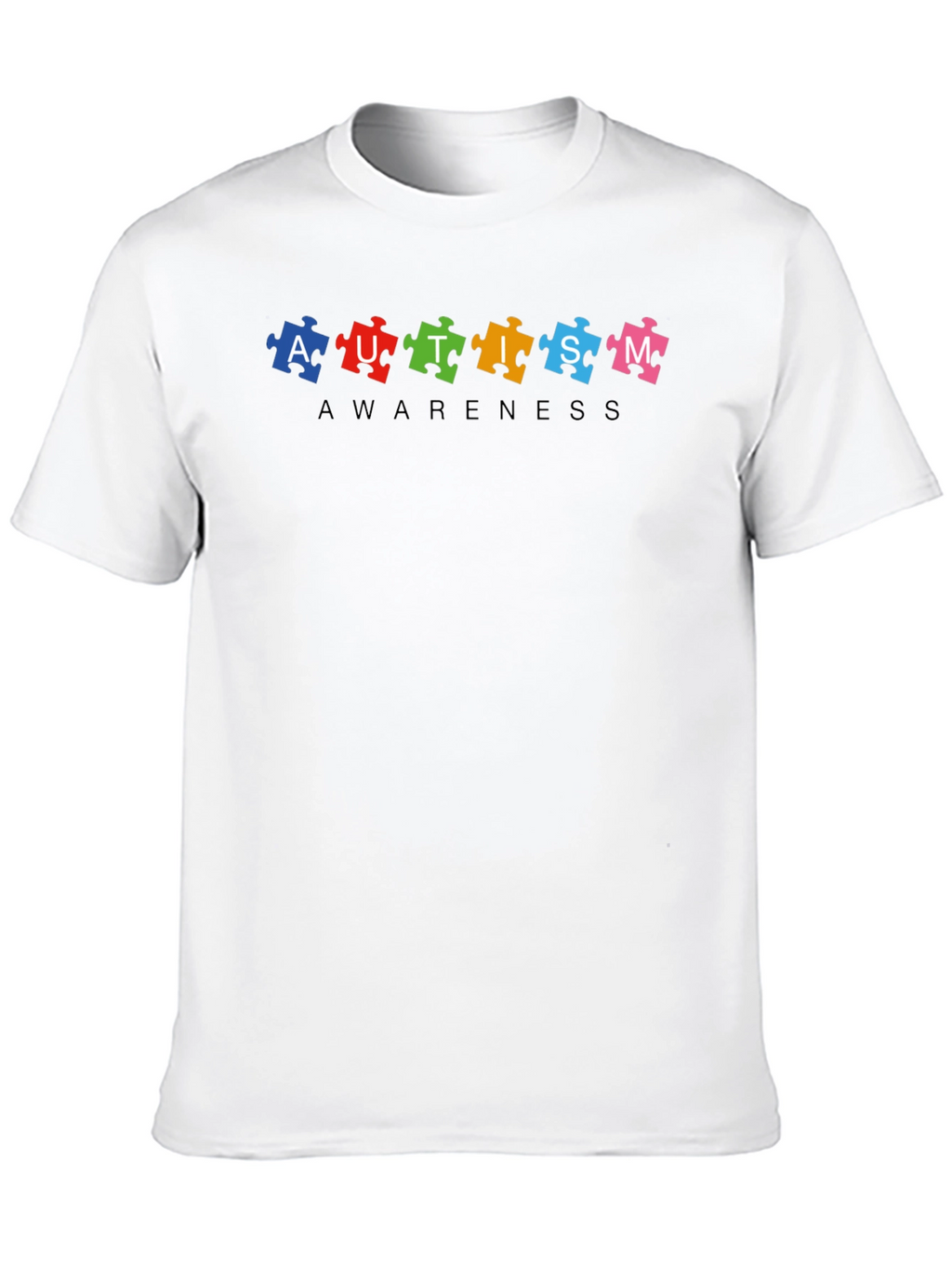 Autism Awareness T-Shirt - Puzzle Piece Design