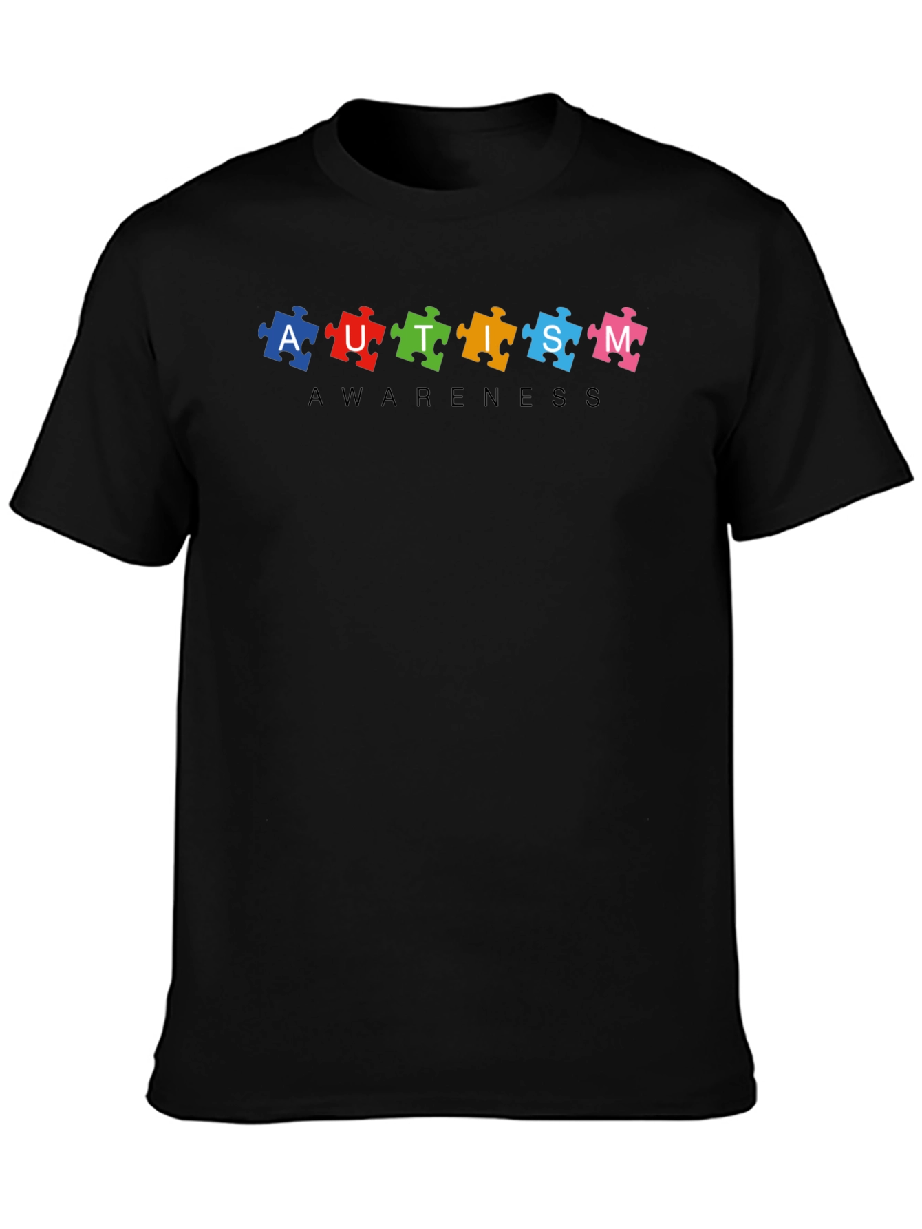 Autism Awareness T-Shirt - Puzzle Piece Design