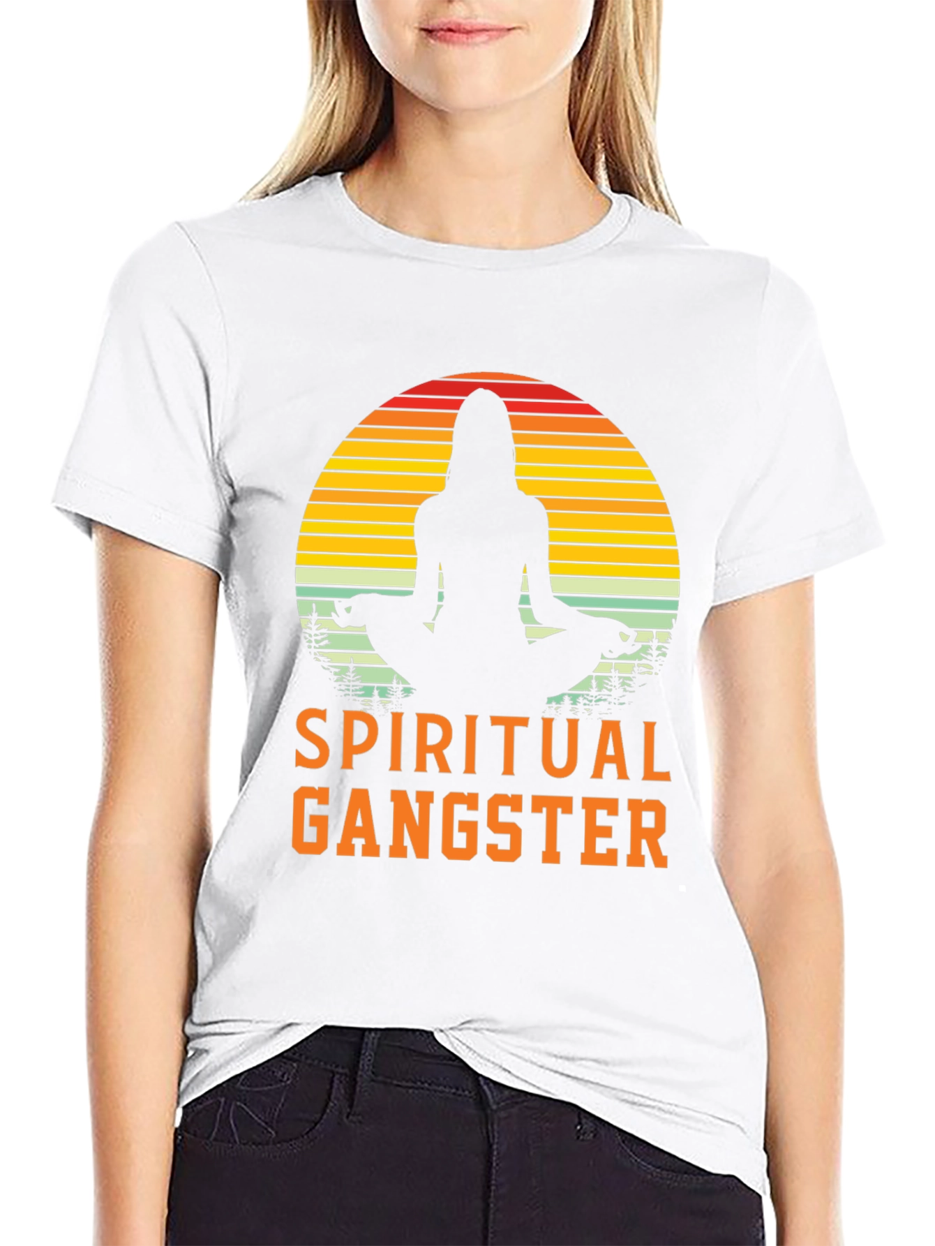 Spiritual Gangster T-Shirt - Meditation Graphic Tee