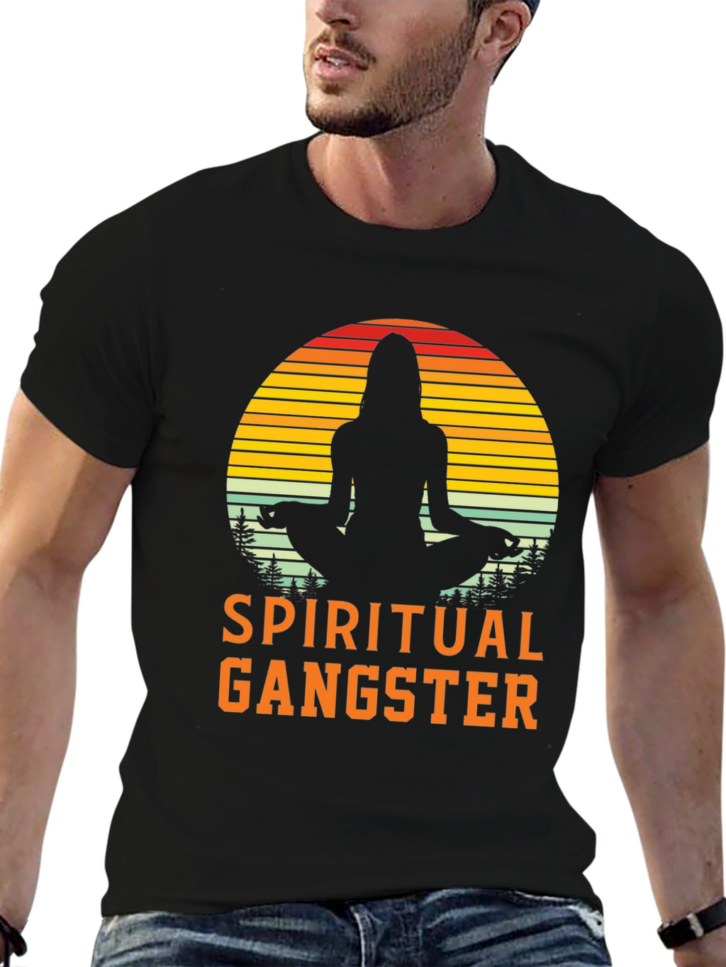 Spiritual Gangster T-Shirt - Meditation Graphic Tee