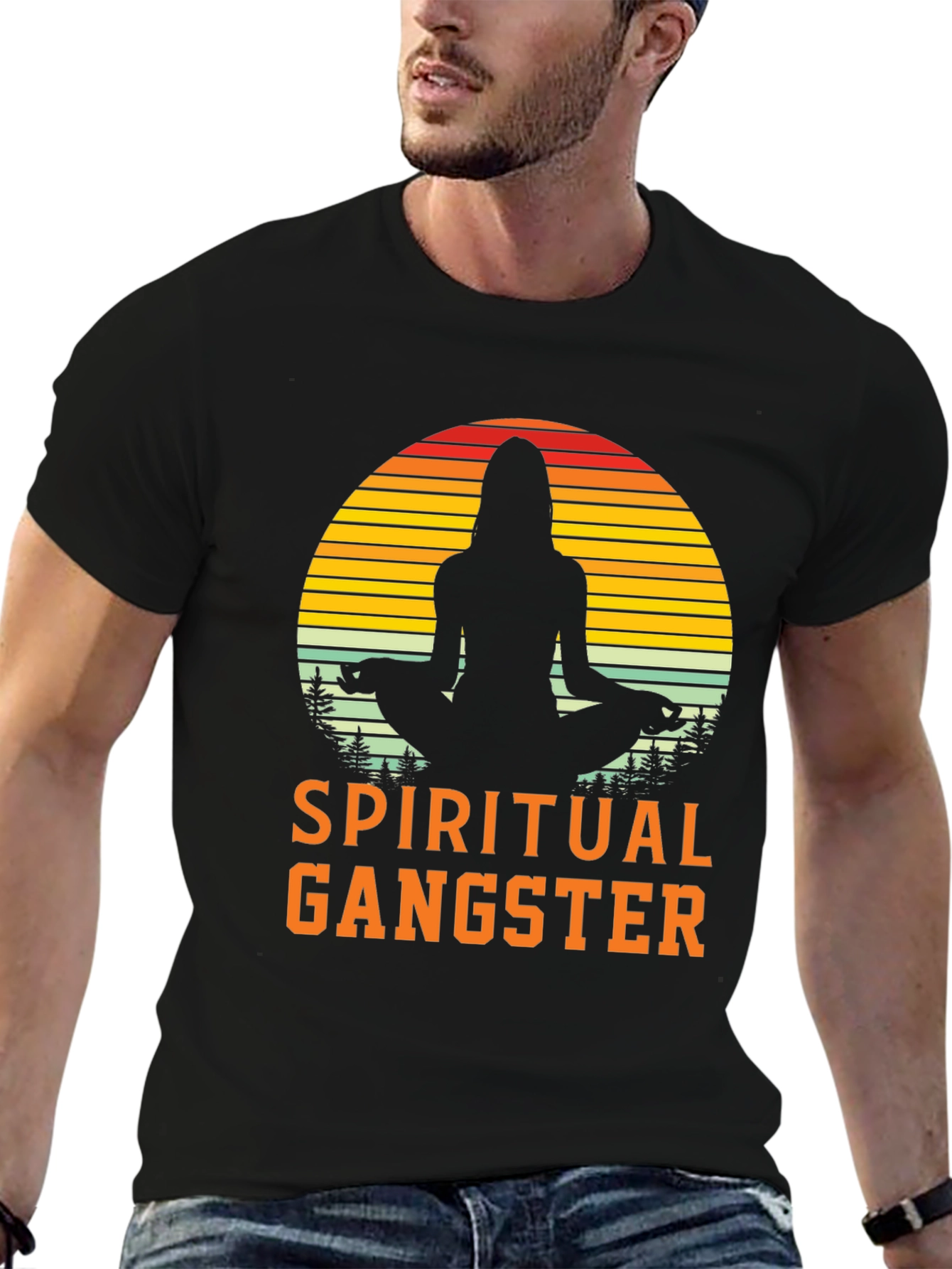 Spiritual Gangster T-Shirt - Meditation Graphic Tee