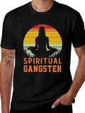 Spiritual Gangster T-Shirt - Meditation Graphic Tee