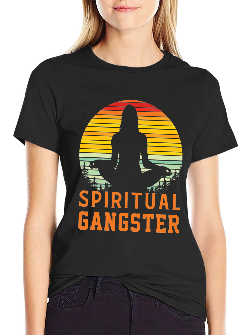 Spiritual Gangster T-Shirt - Meditation Graphic Tee