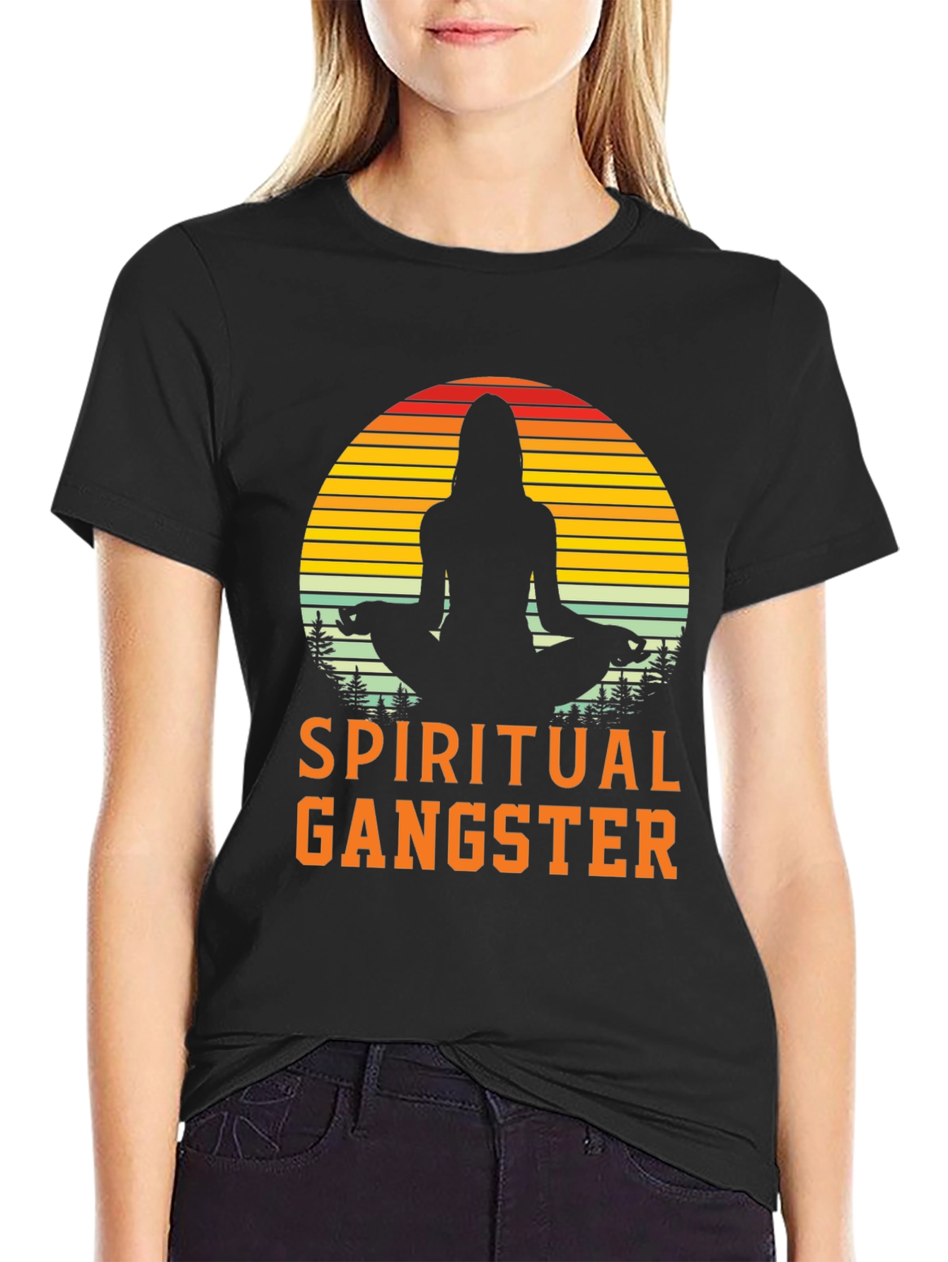 Spiritual Gangster T-Shirt - Meditation Graphic Tee
