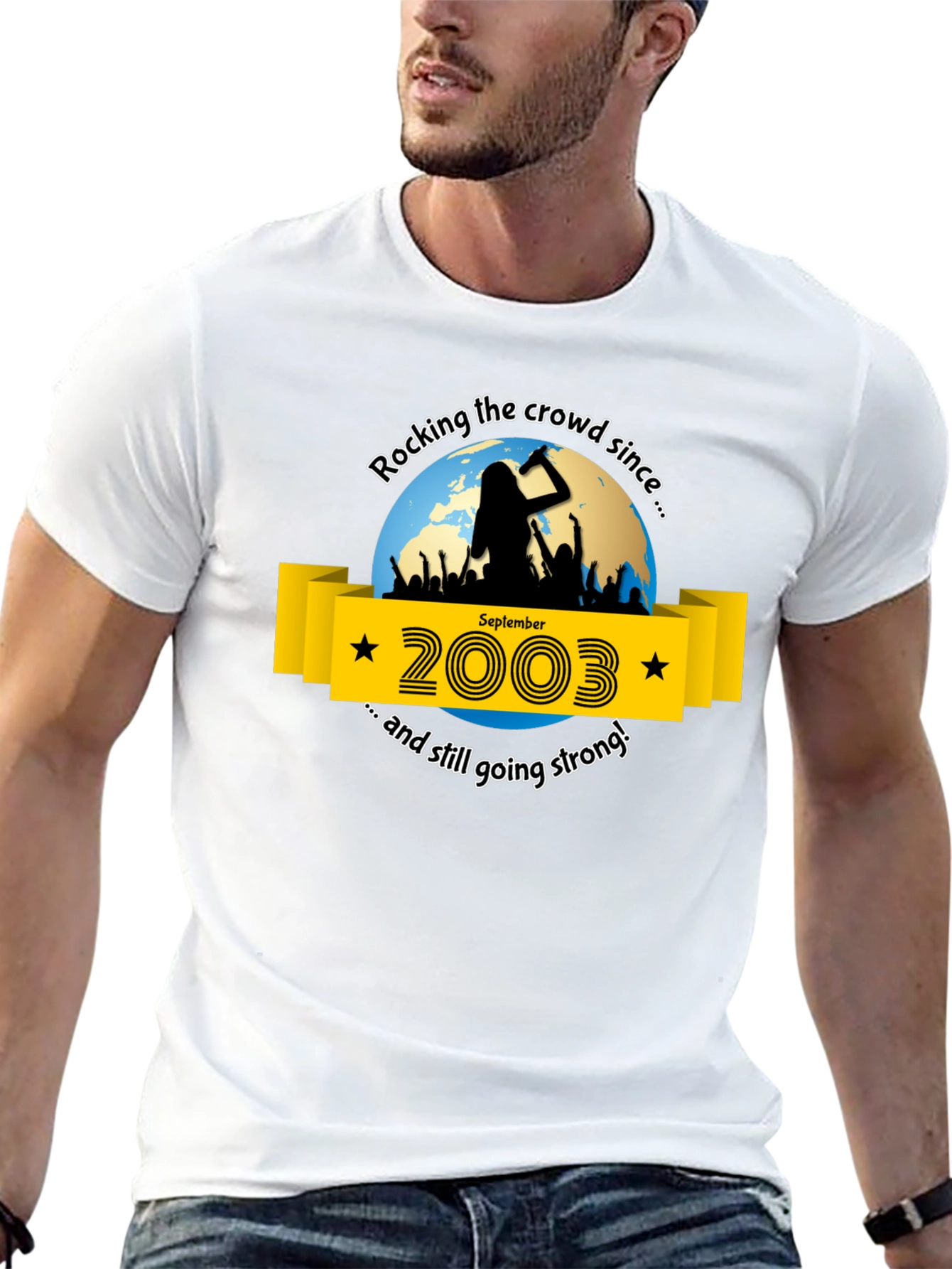 Rocking Since 2003 T-Shirt: Concert Lover Tee