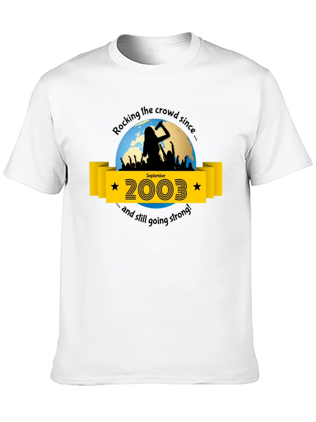 Rocking Since 2003 T-Shirt: Concert Lover Tee
