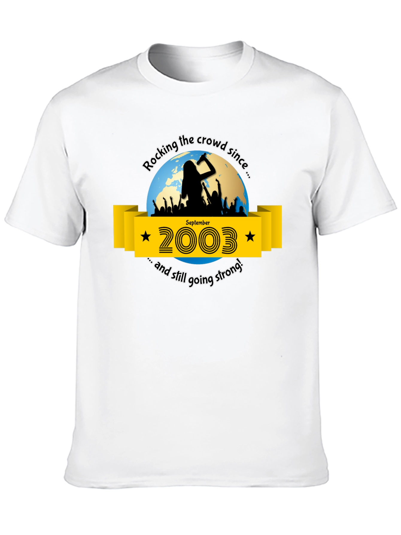 Rocking Since 2003 T-Shirt: Concert Lover Tee