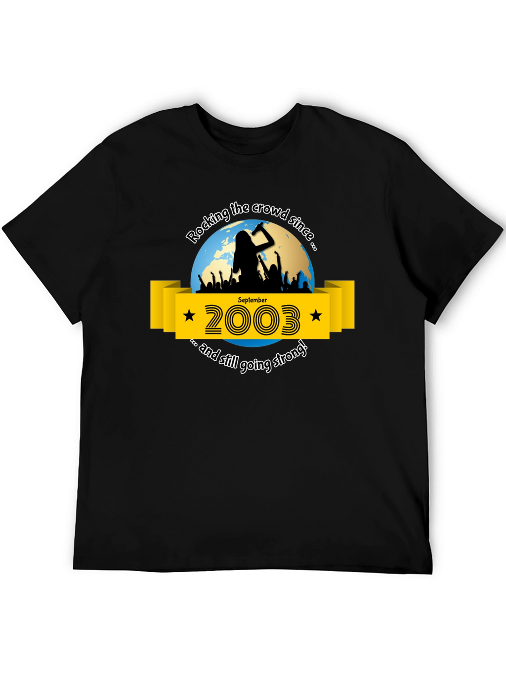 Rocking Since 2003 T-Shirt: Concert Lover Tee