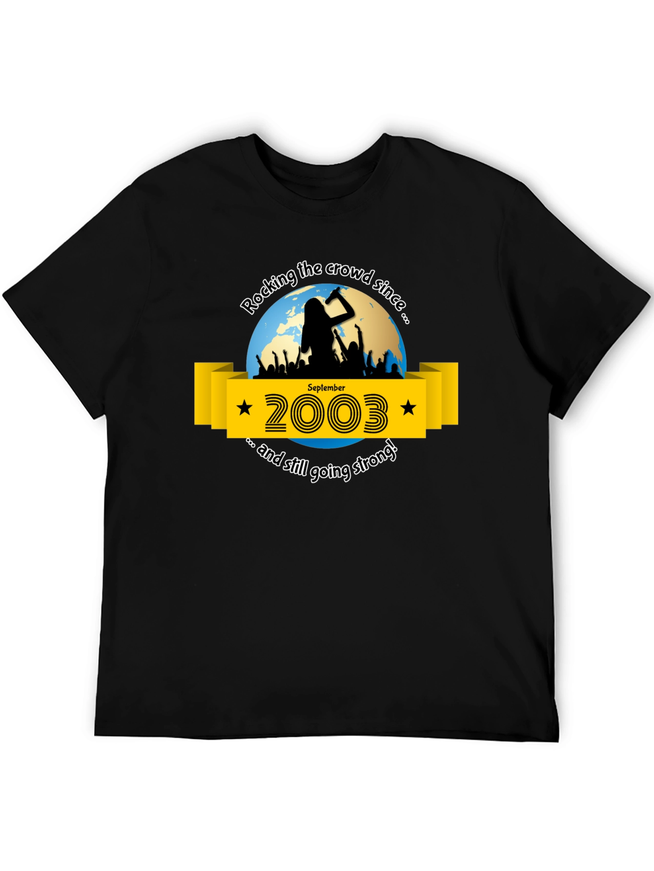 Rocking Since 2003 T-Shirt: Concert Lover Tee
