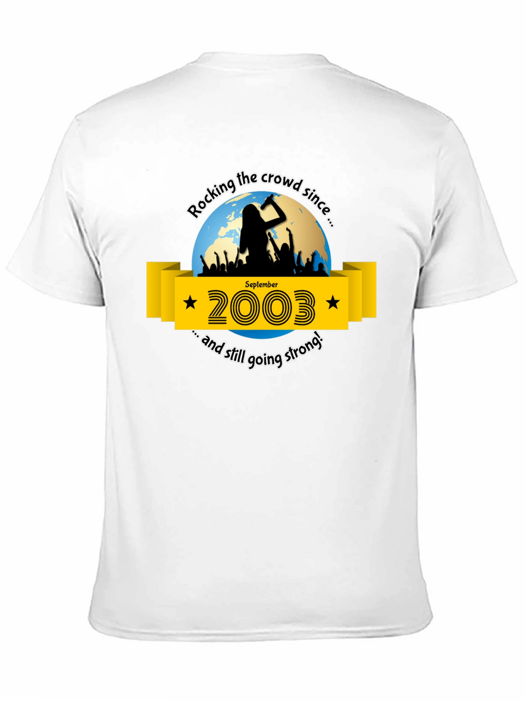 Rocking Since 2003 T-Shirt: Concert Lover Tee