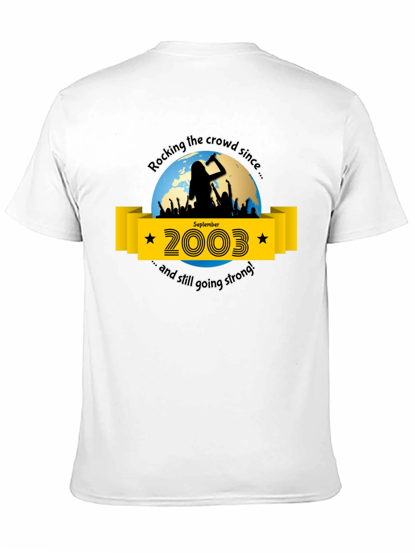 Rocking Since 2003 T-Shirt: Concert Lover Tee