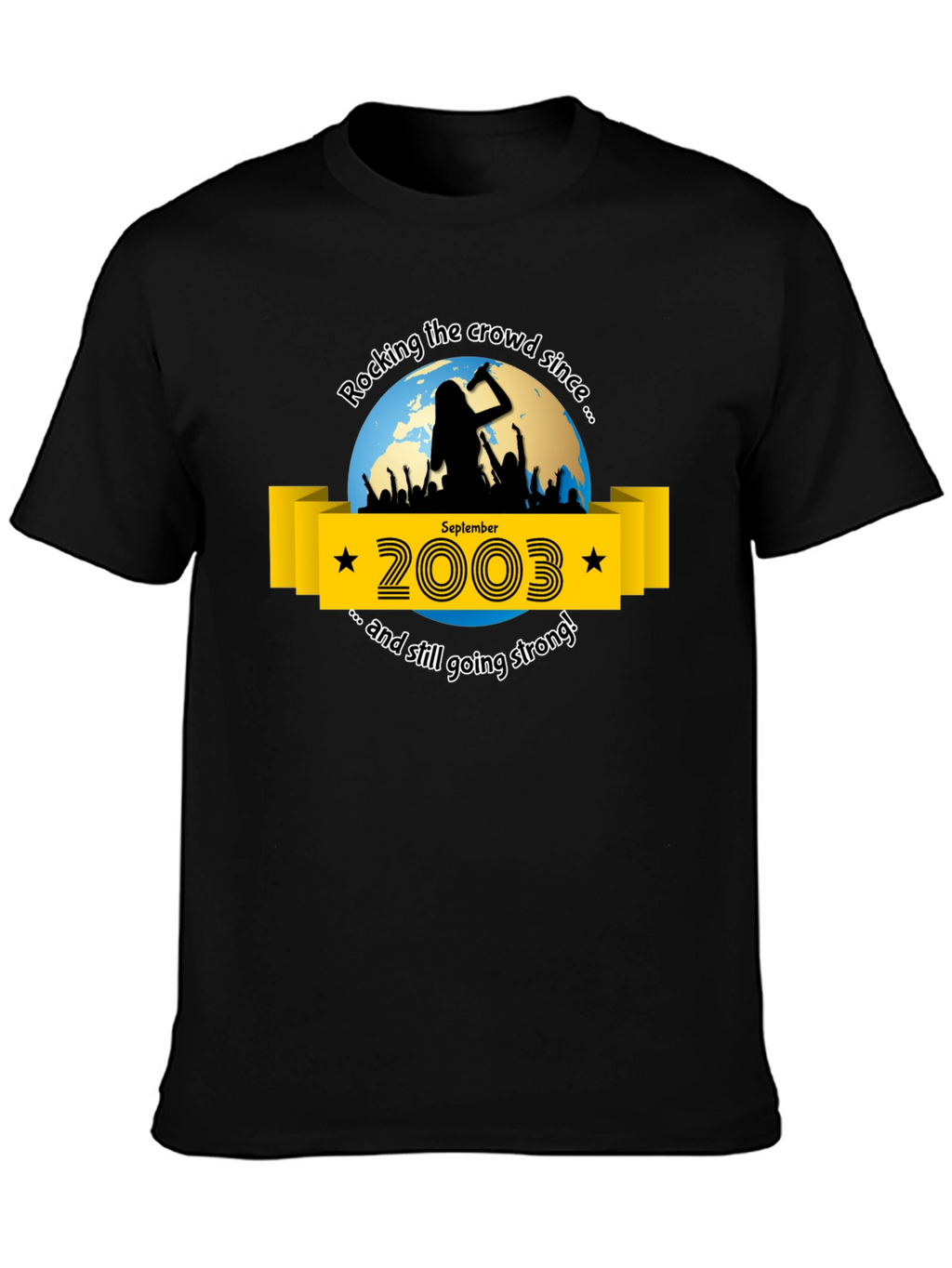 Rocking Since 2003 T-Shirt: Concert Lover Tee