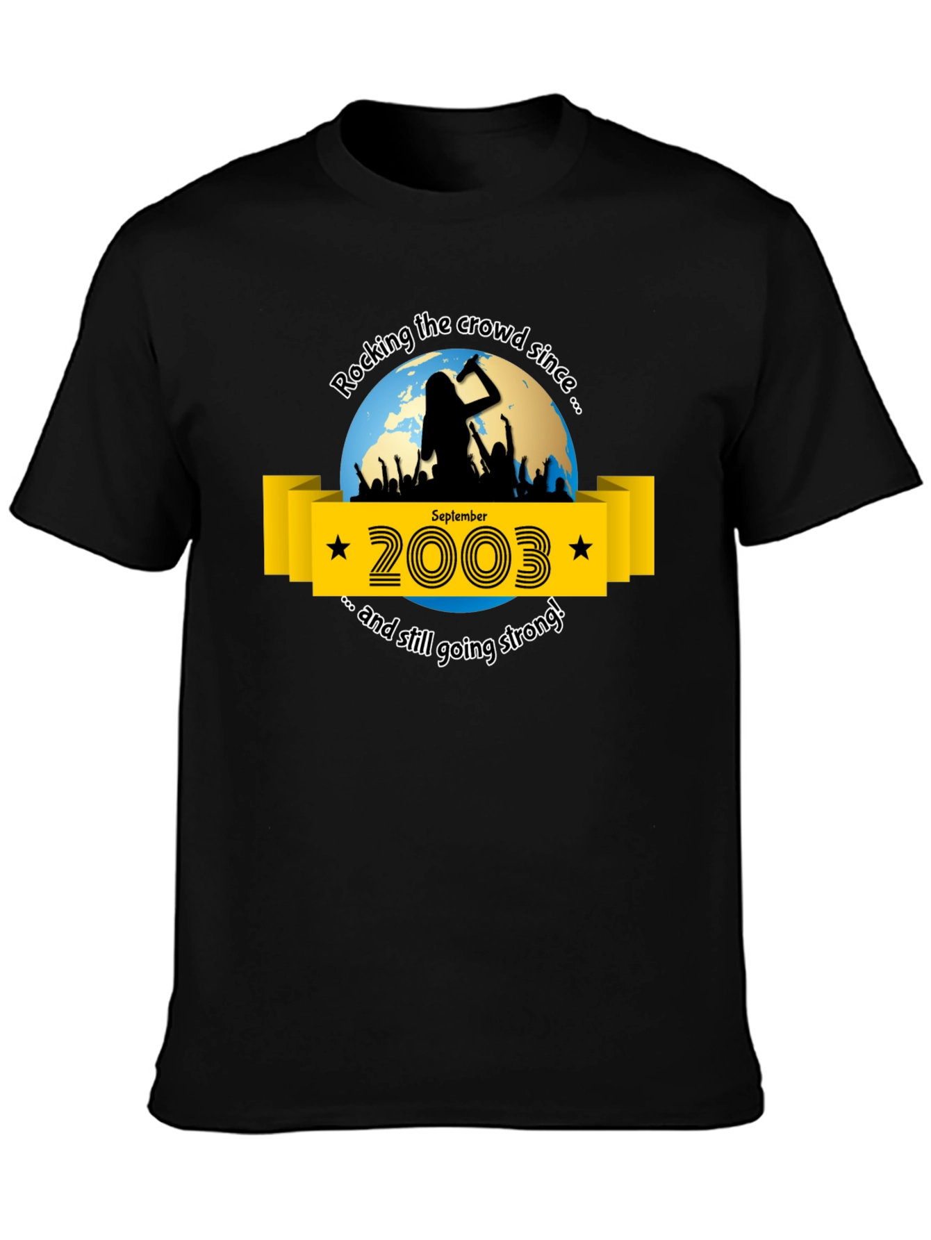 Rocking Since 2003 T-Shirt: Concert Lover Tee