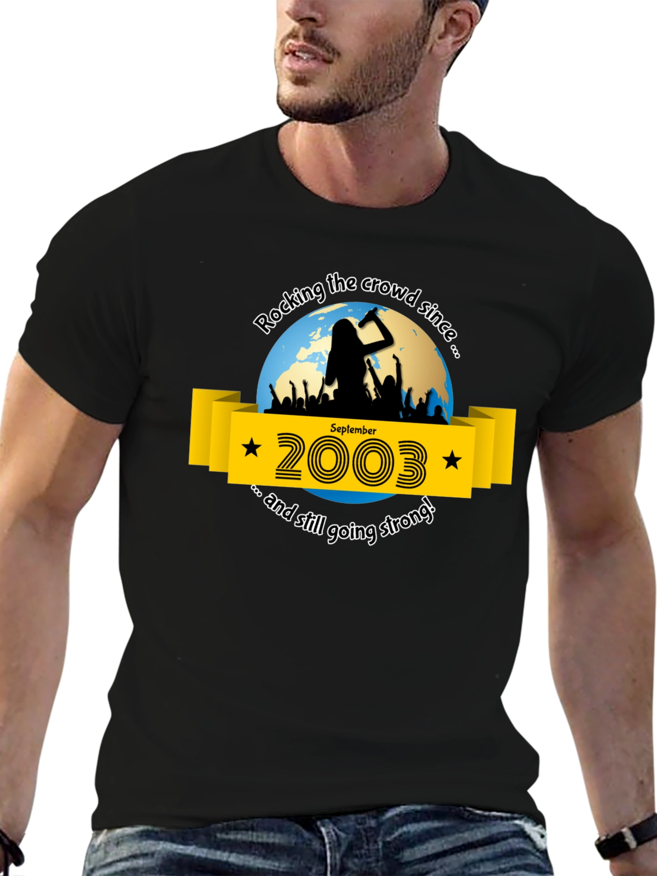 Rocking Since 2003 T-Shirt: Concert Lover Tee