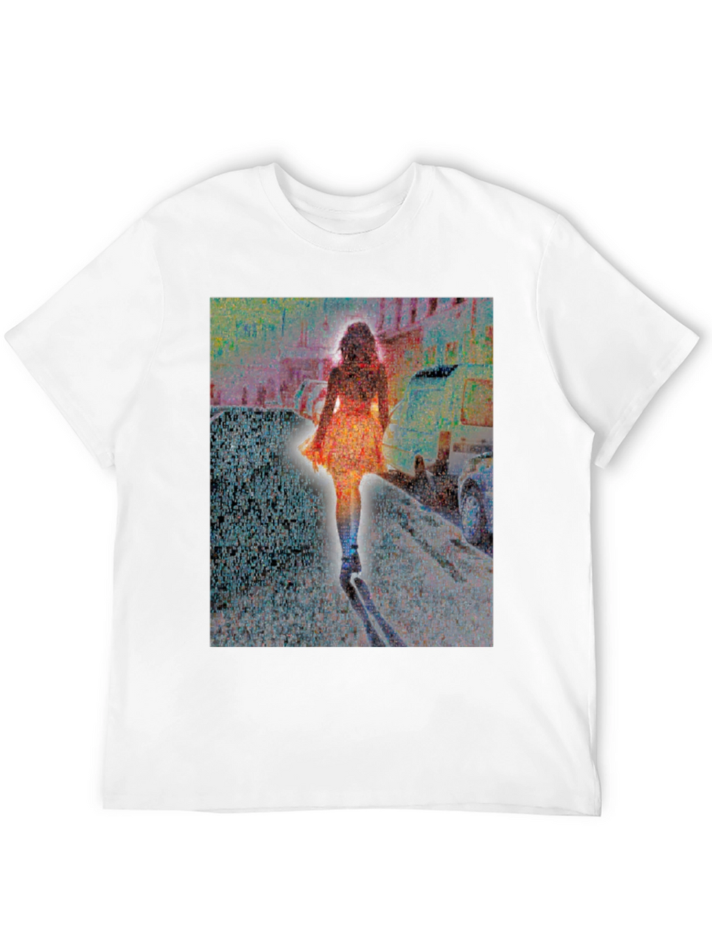 Abstract Cityscape Graphic Tee