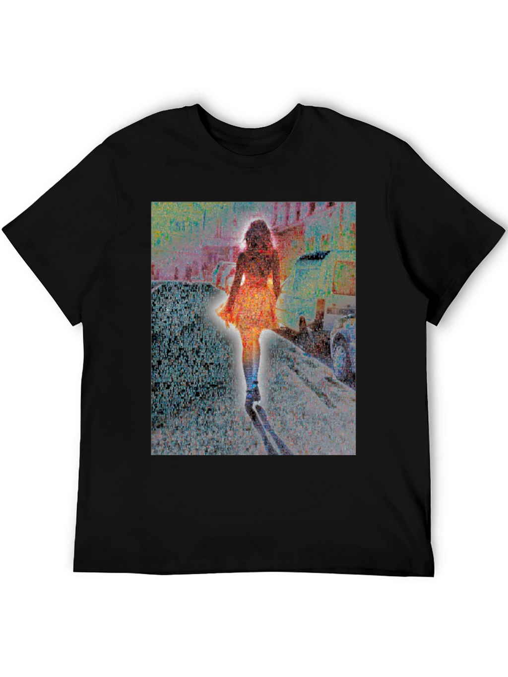 Abstract Cityscape Graphic Tee