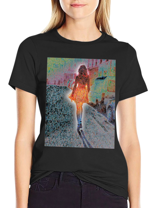 Abstract Cityscape Graphic Tee