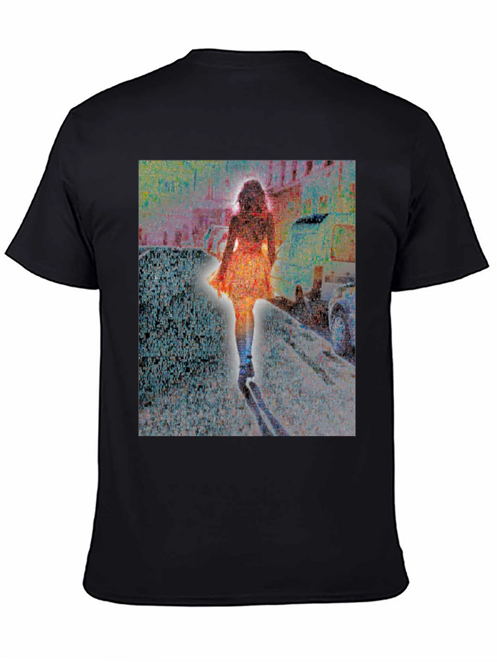 Abstract Cityscape Graphic Tee
