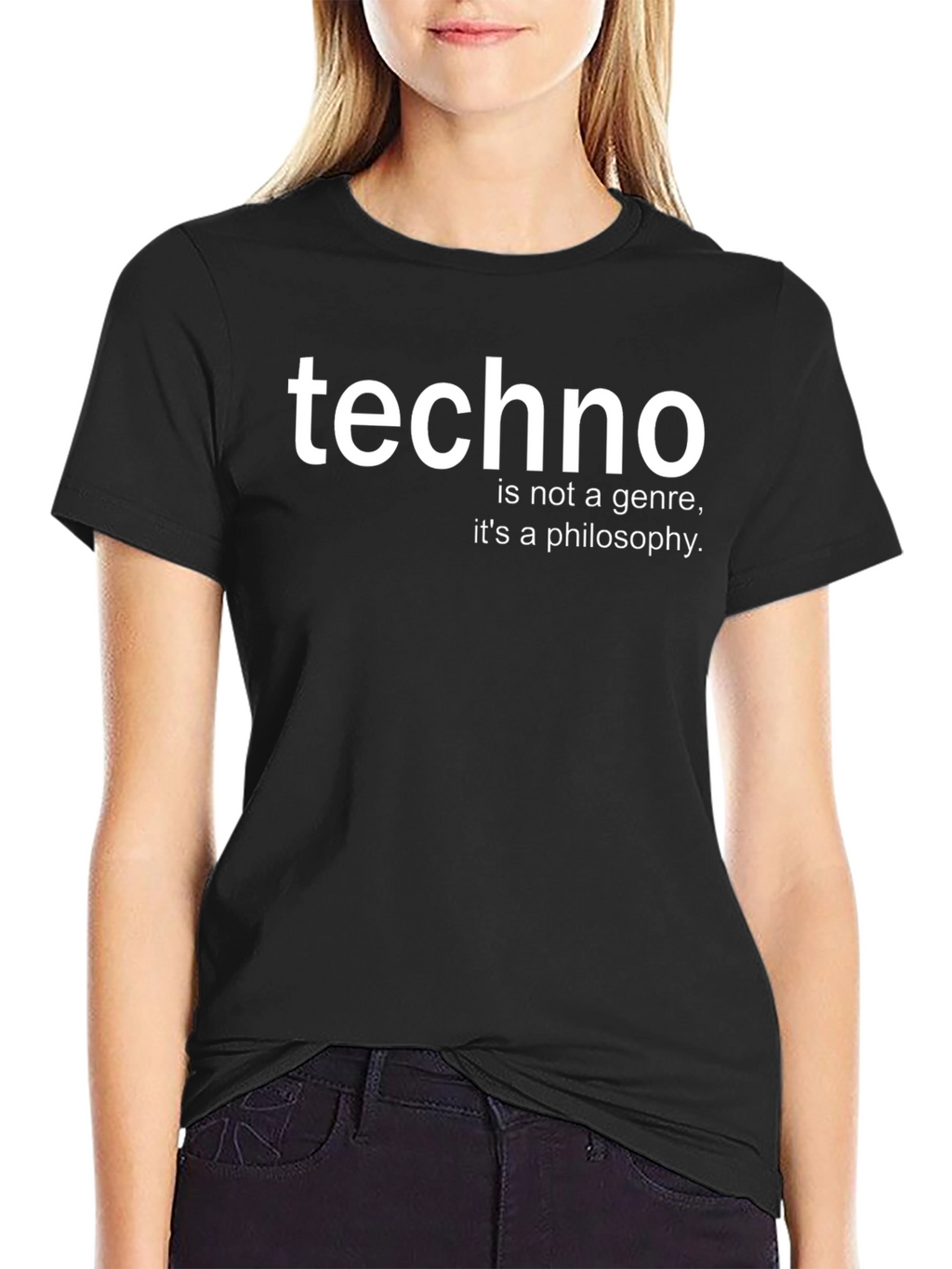 Techno Philosophy Graphic T-Shirt