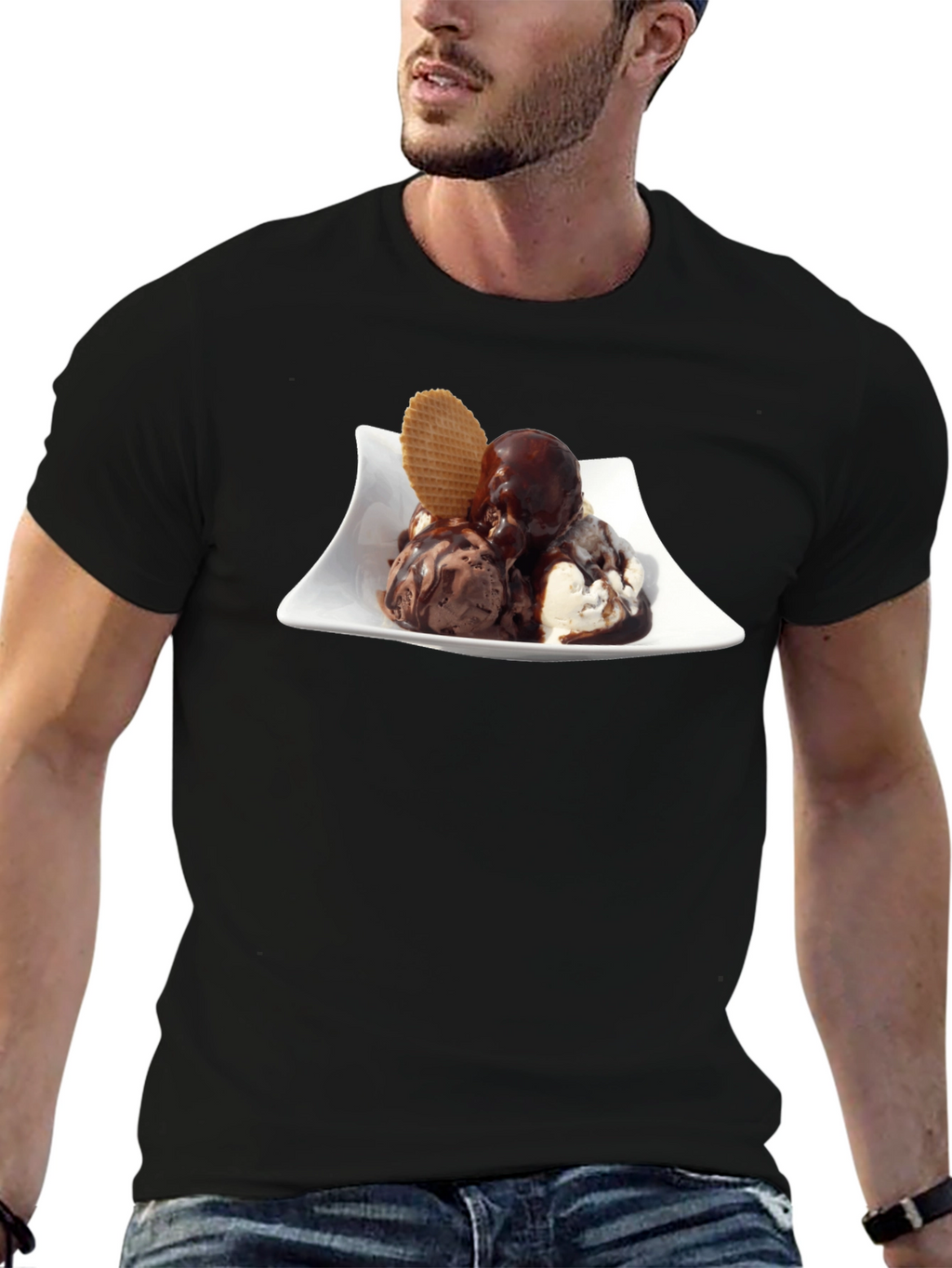 Ice Cream Sundae Graphic Tee - Sweet Tooth T-Shirt