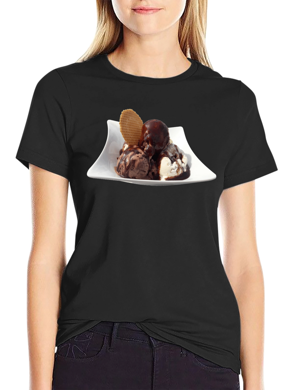 Ice Cream Sundae Graphic Tee - Sweet Tooth T-Shirt