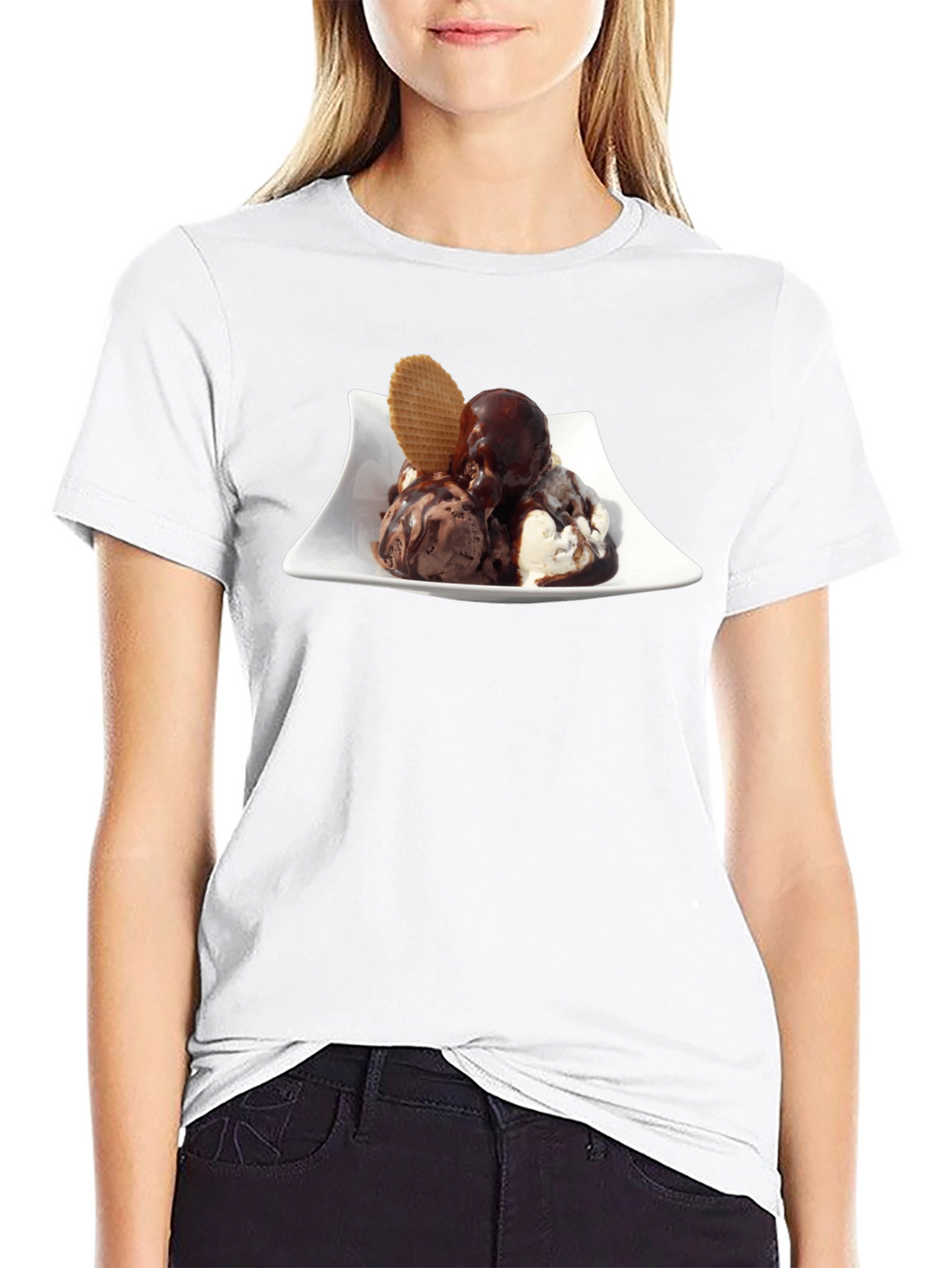 Ice Cream Sundae Graphic Tee - Sweet Tooth T-Shirt