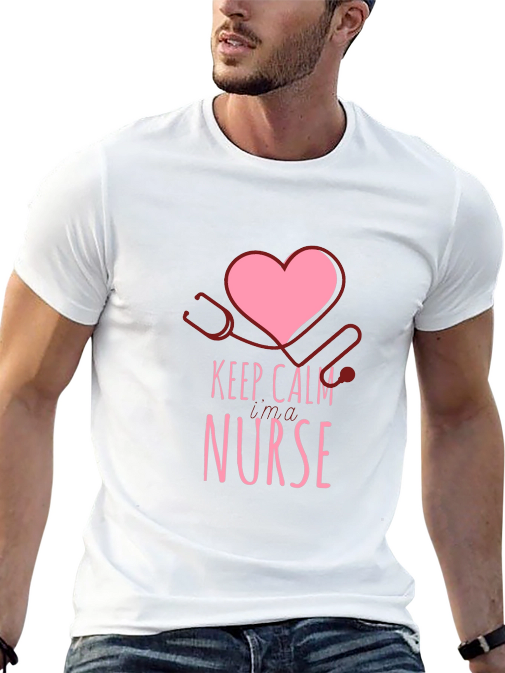 Keep Calm Im a Nurse Graphic T-Shirt