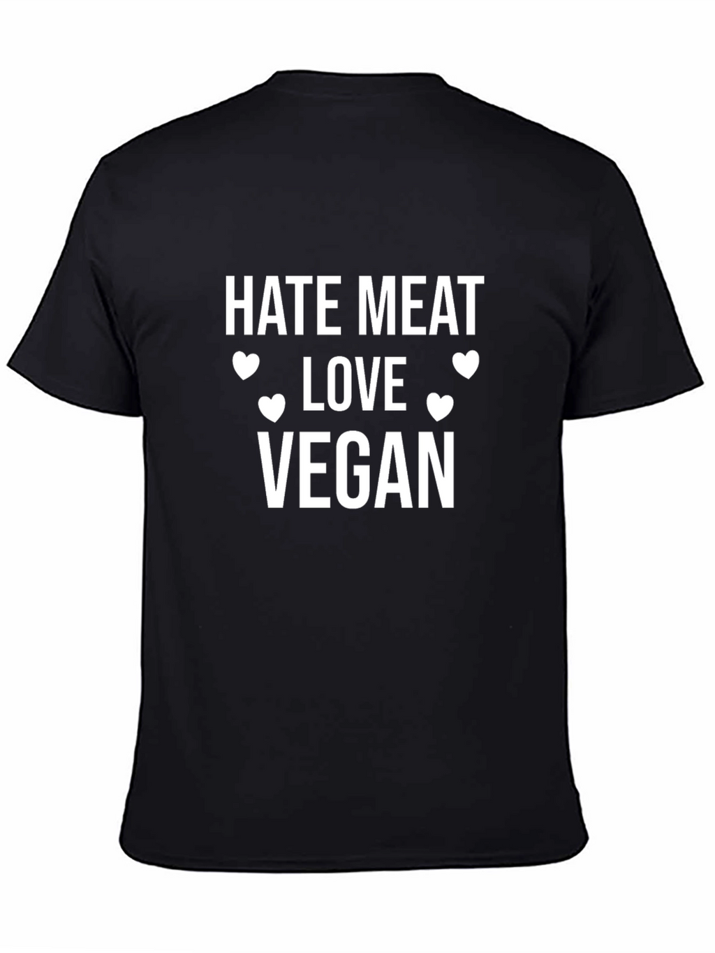 Hate Meat Love Vegan Graphic Tee