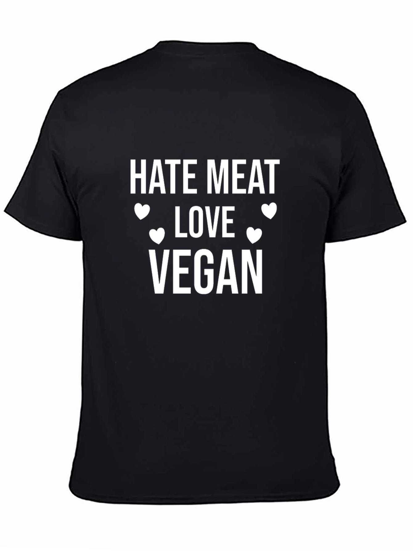 Hate Meat Love Vegan Graphic Tee