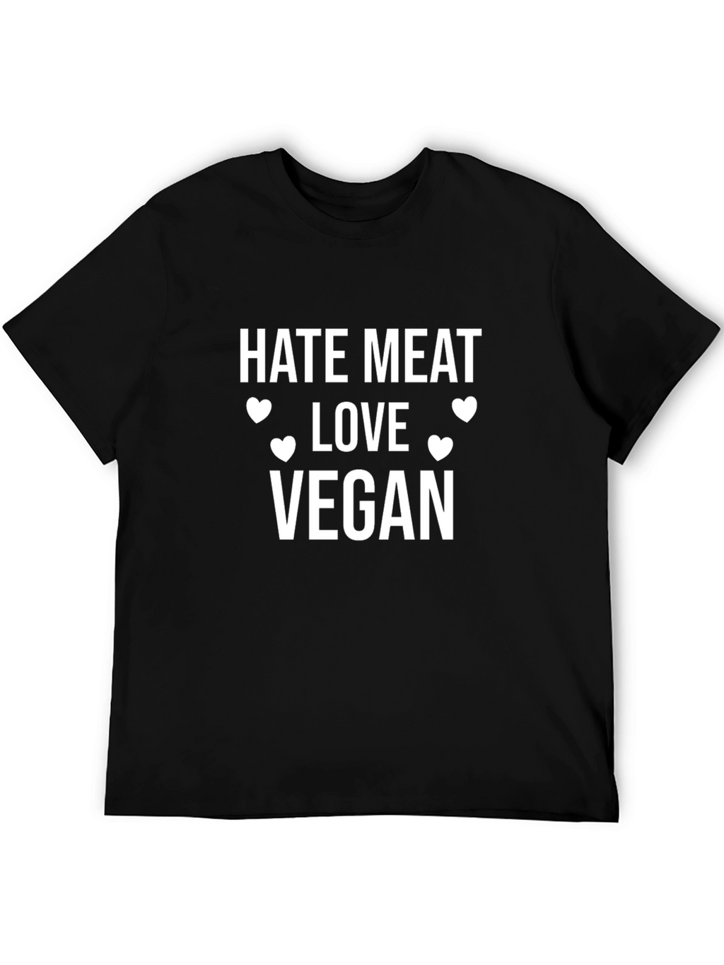 Hate Meat Love Vegan Graphic Tee