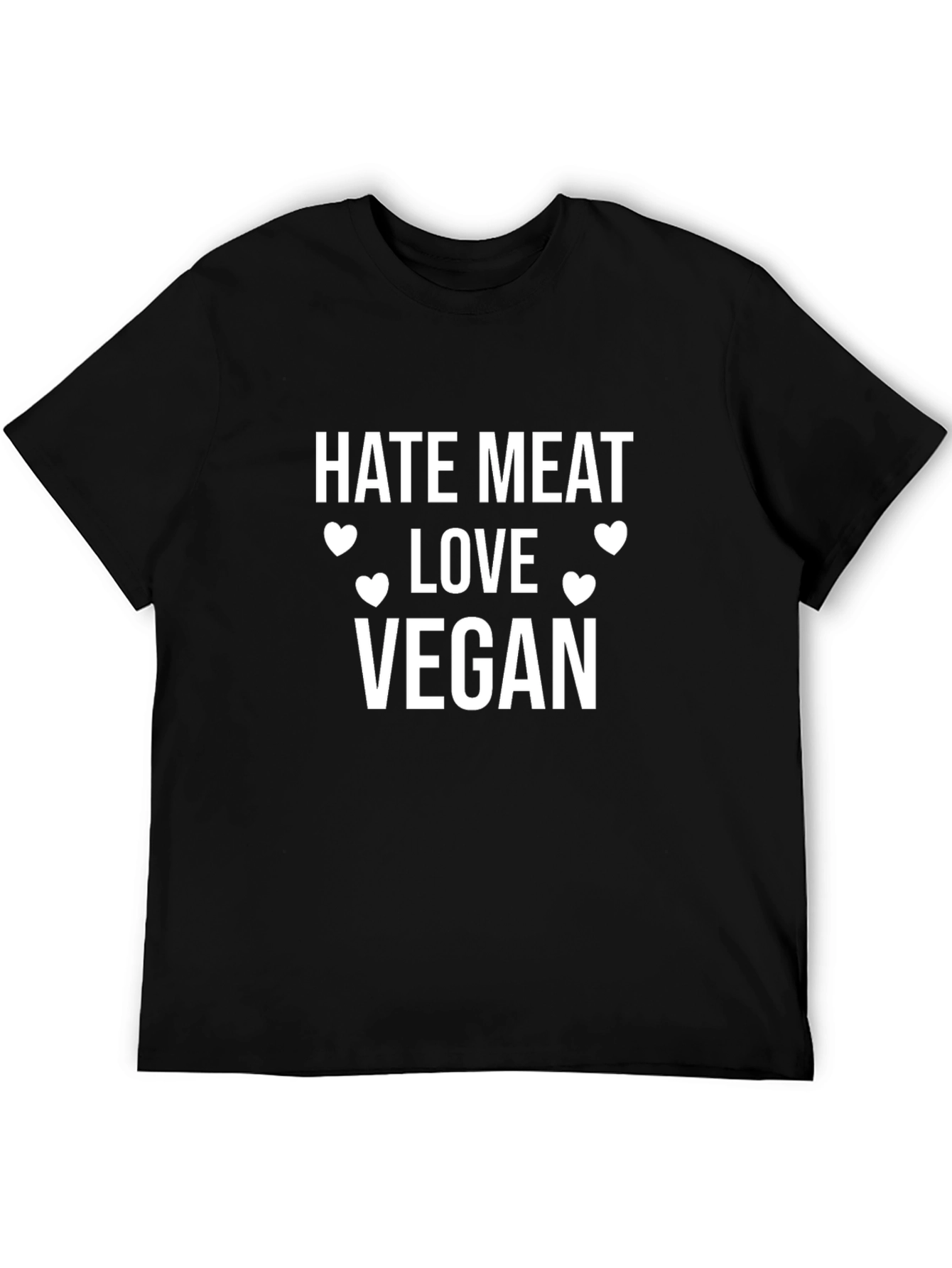 Hate Meat Love Vegan Graphic Tee