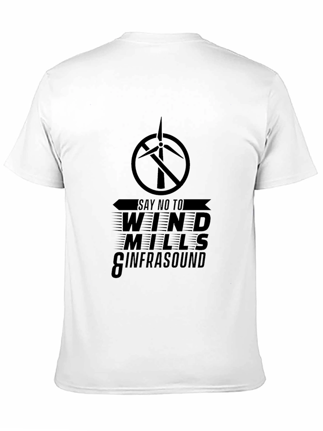 Anti-Wind Turbine Graphic Tee - Say No to Wind Mills & Infrasound