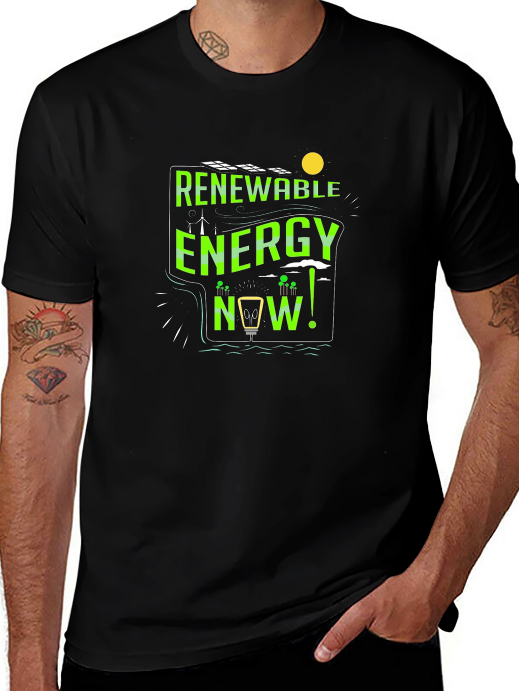 Renewable Energy Now Graphic Tee