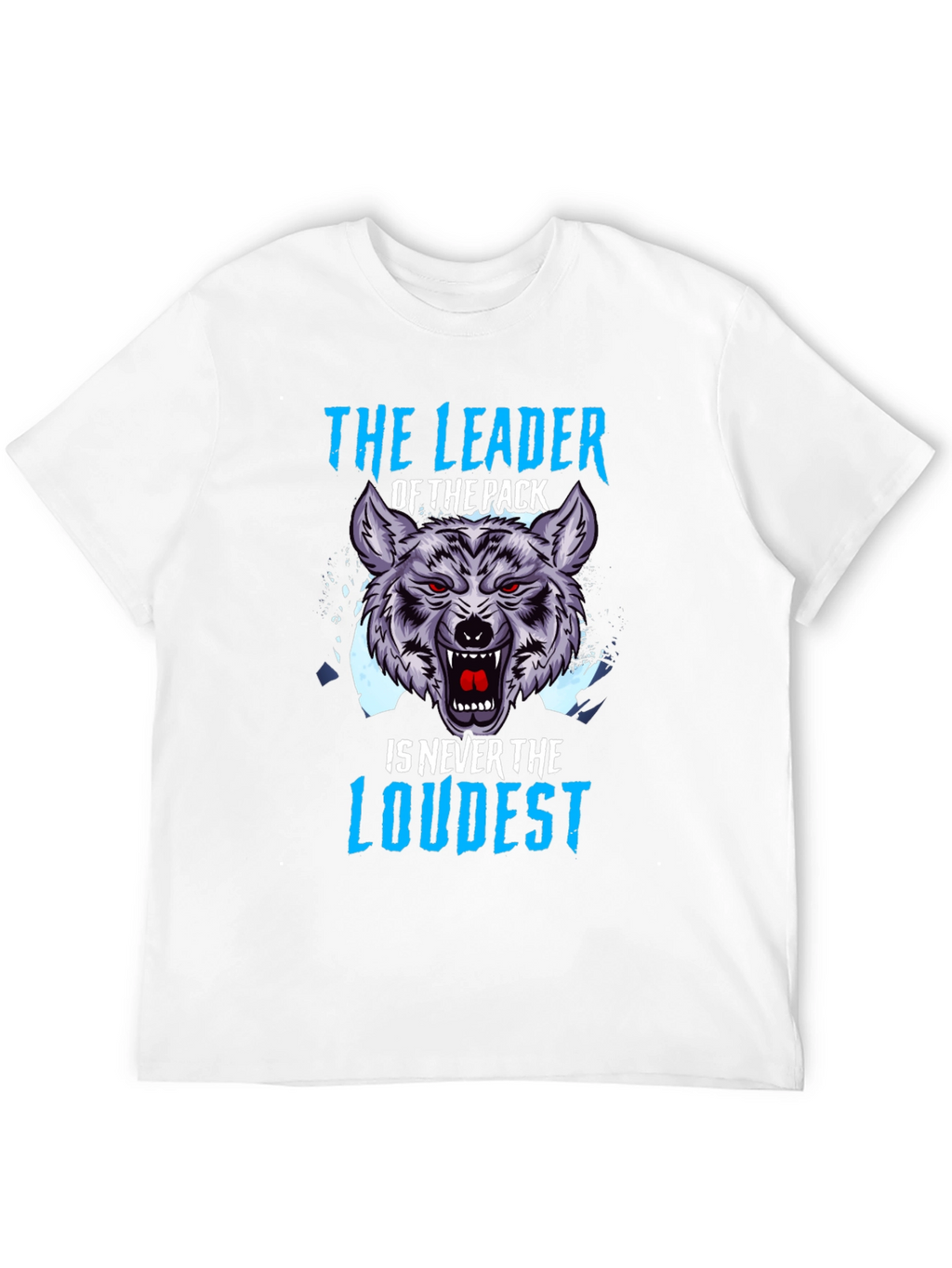 The Leader Wolf Graphic T-Shirt - Black