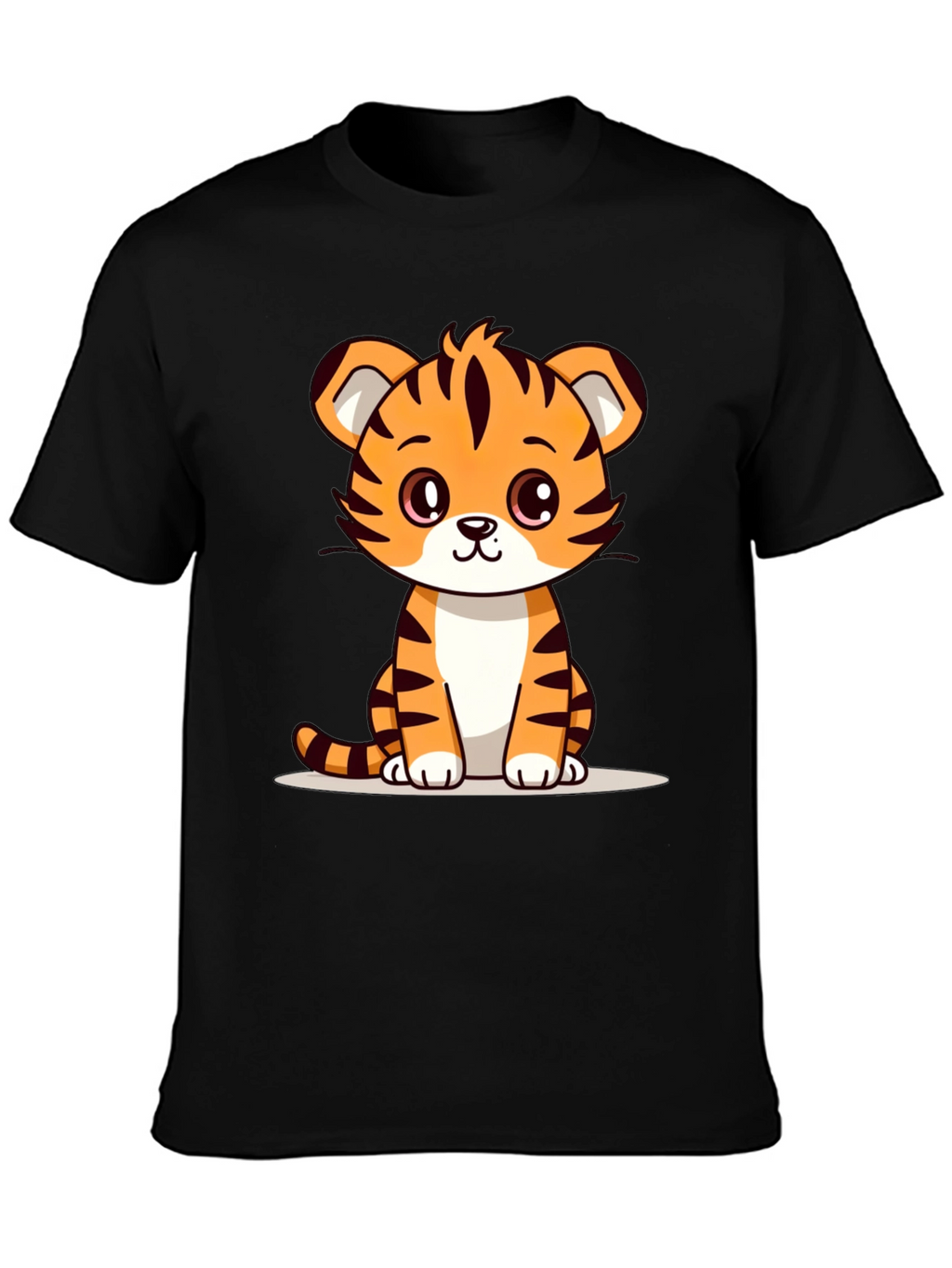 Cute Cartoon Tiger Graphic Tee