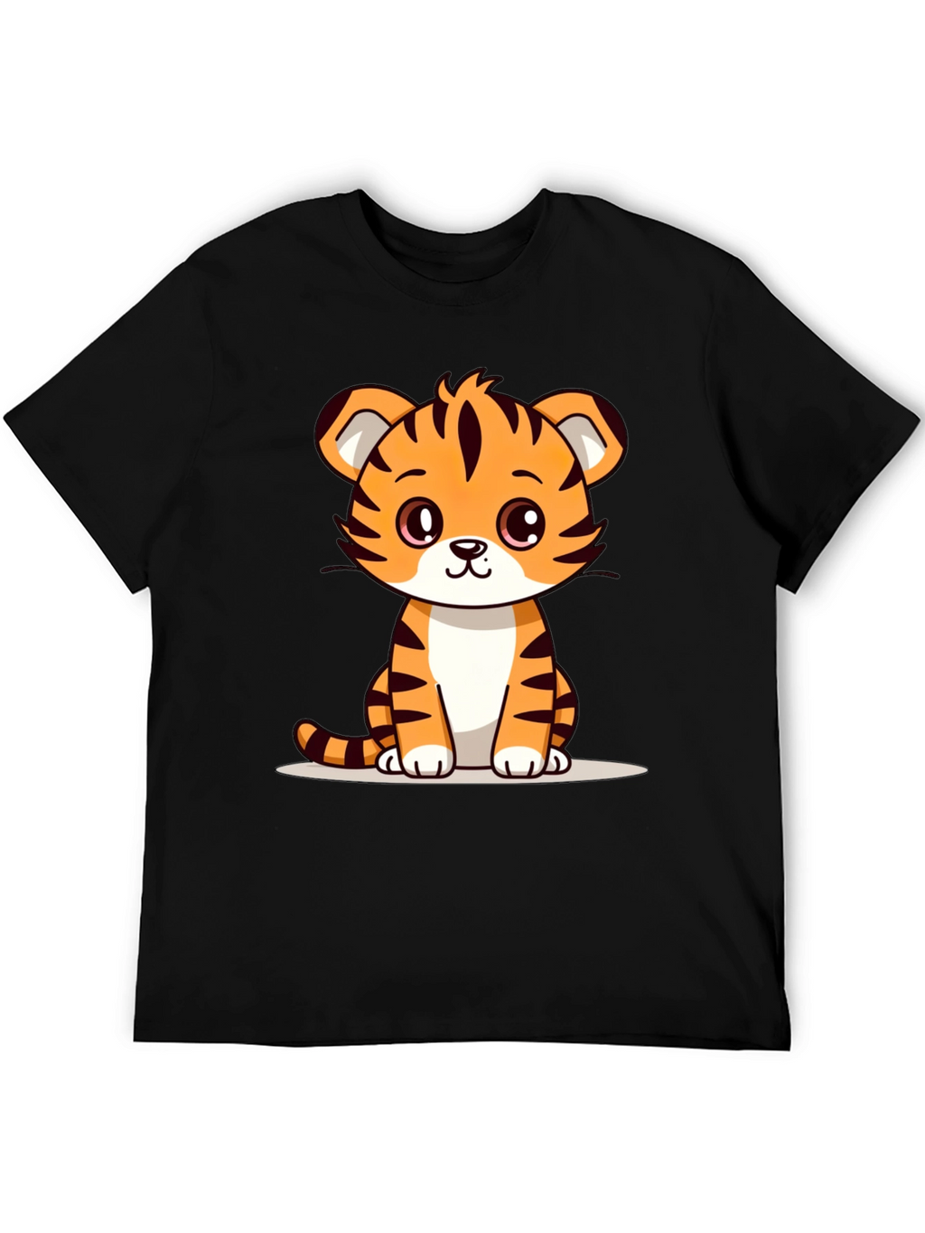 Cute Cartoon Tiger Graphic Tee