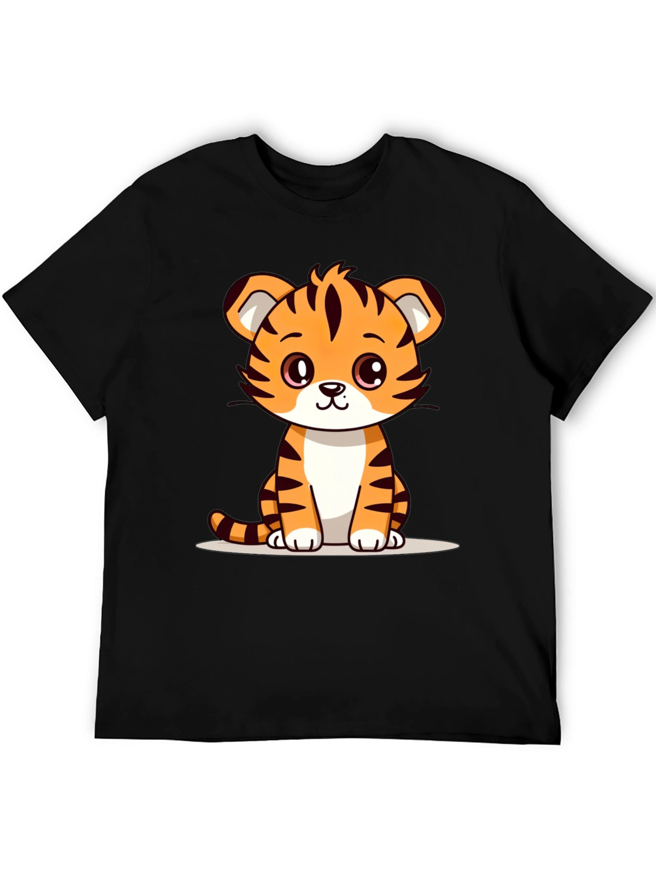 Cute Cartoon Tiger Graphic Tee