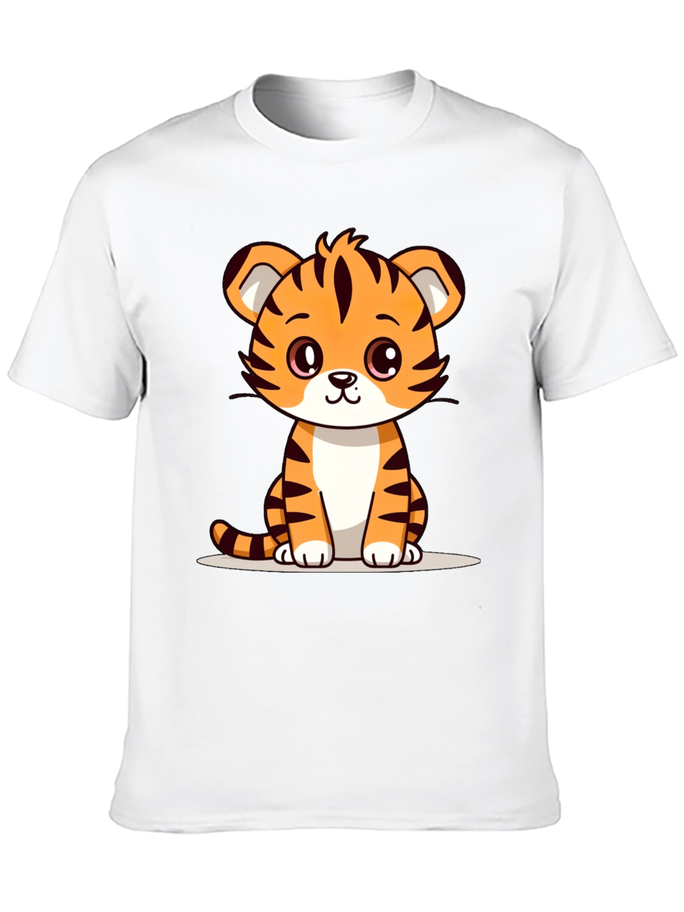 Cute Cartoon Tiger Graphic Tee