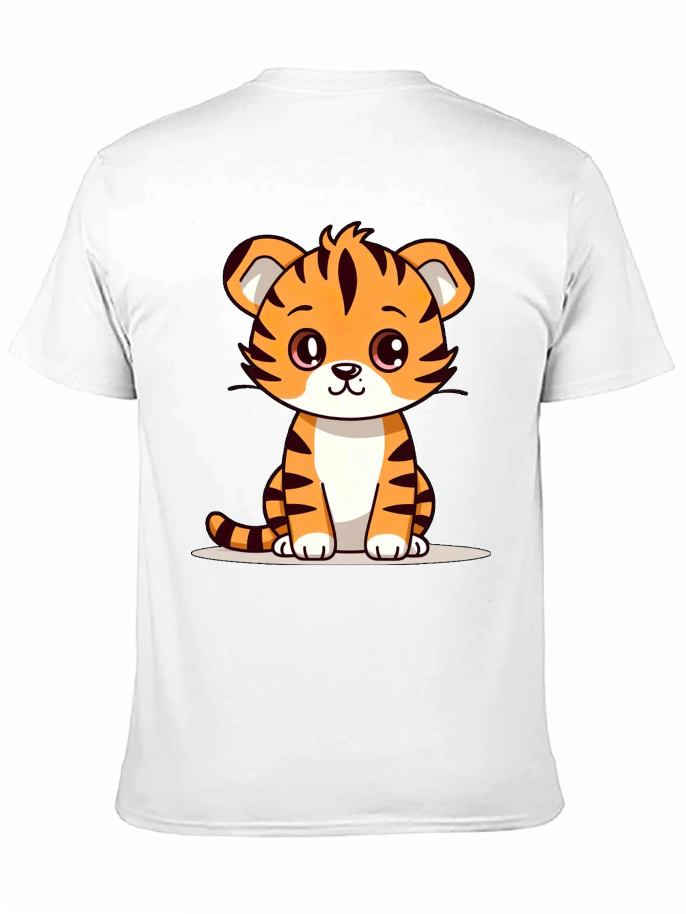 Cute Cartoon Tiger Graphic Tee