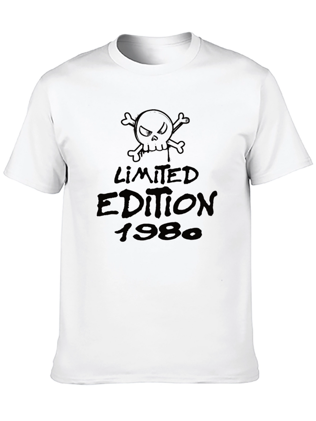 Limited Edition 1980 Skull Graphic T-Shirt