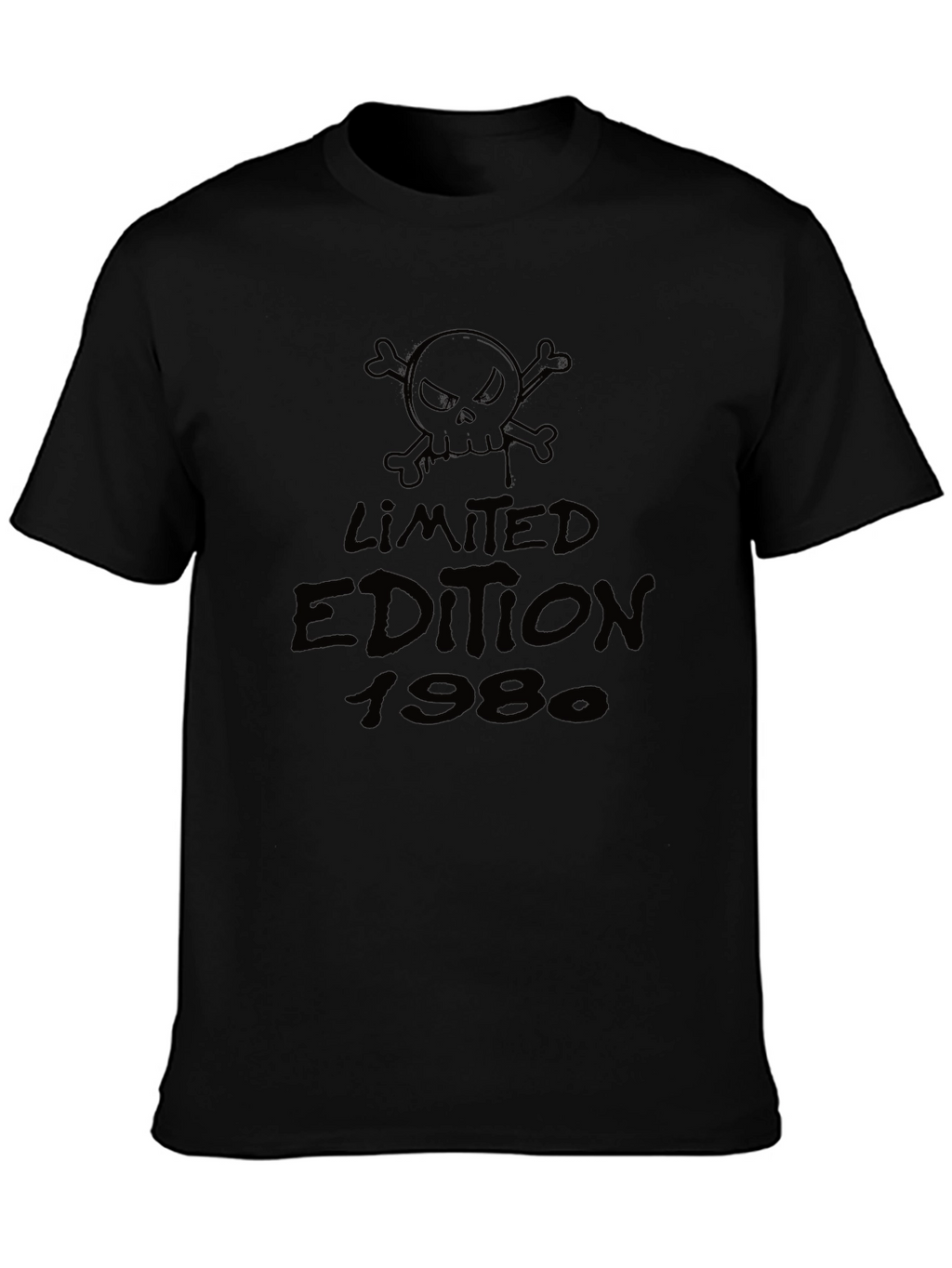 Limited Edition 1980 Skull Graphic T-Shirt