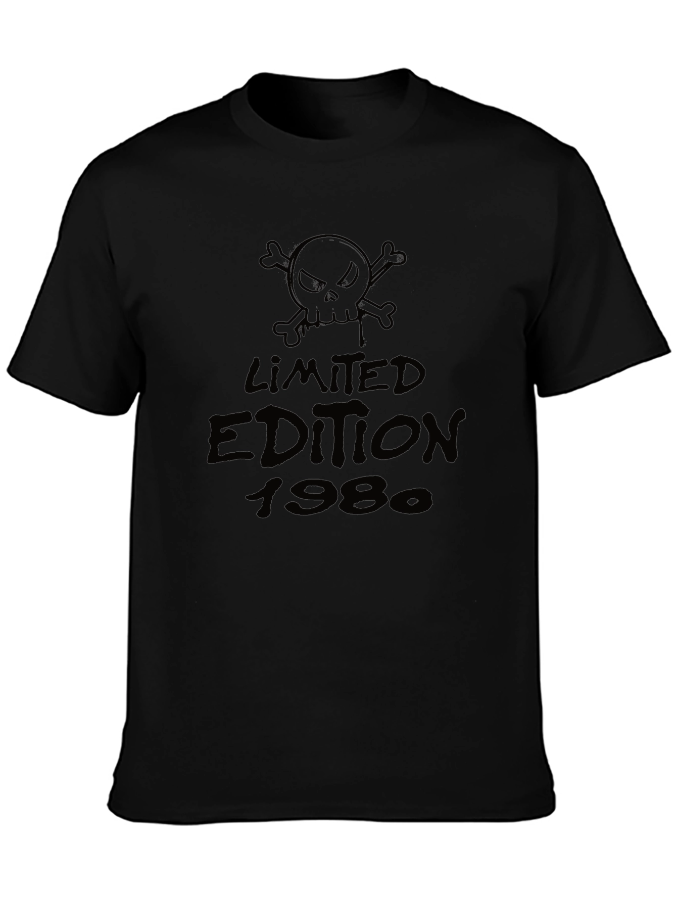 Limited Edition 1980 Skull Graphic T-Shirt